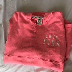 VS PINK Oversized hot pink hoodie